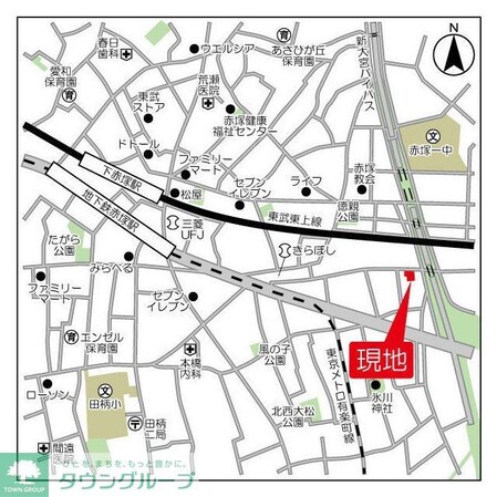 アルファコート下赤塚の物件内観写真